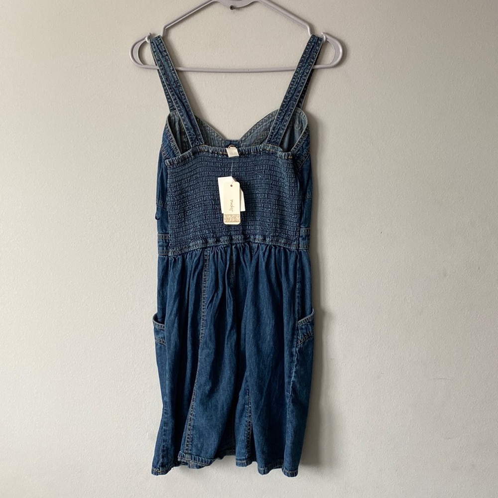 Overall Denim Skirt